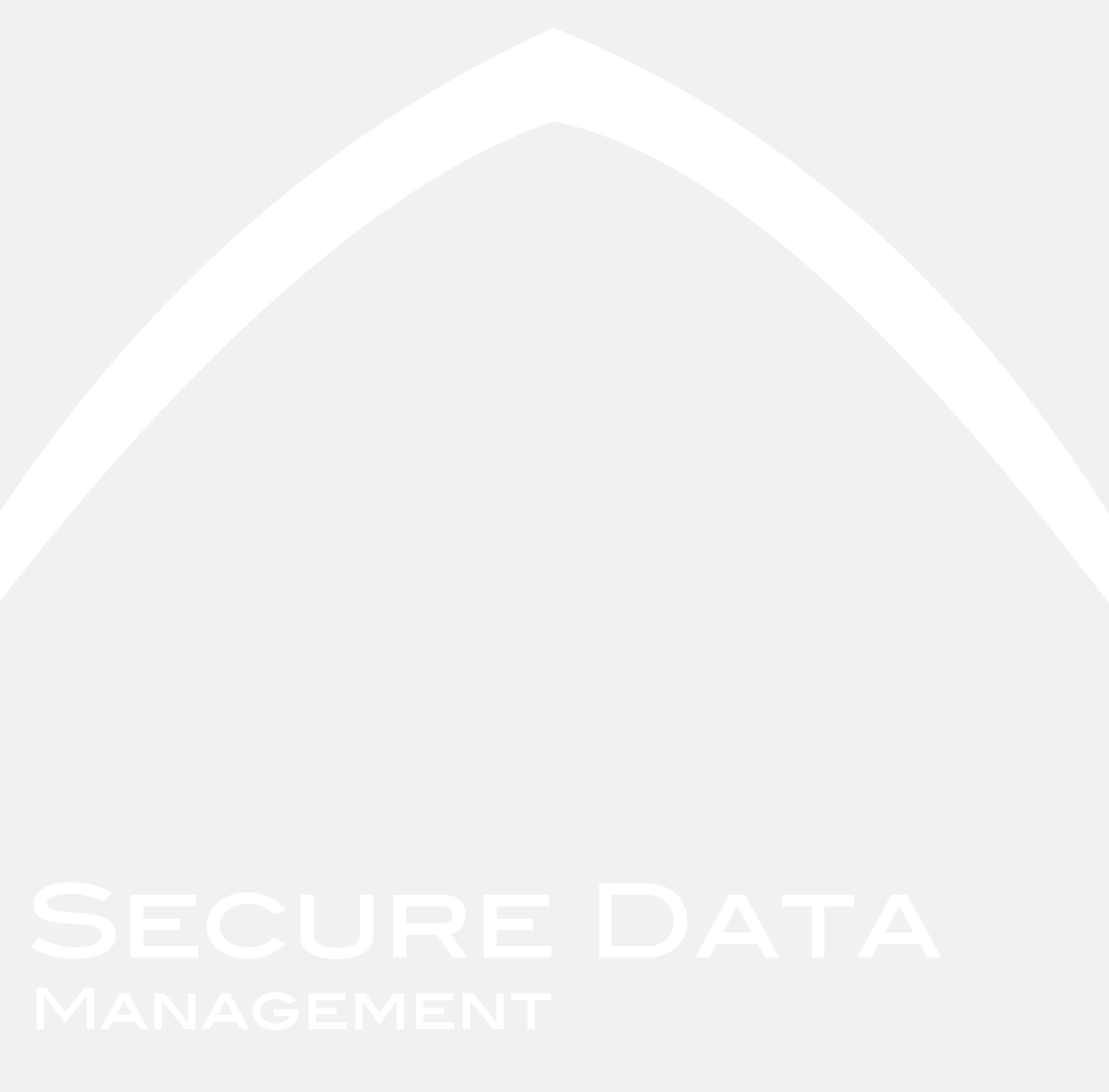 Secure Data Mgt Footer Logo White
